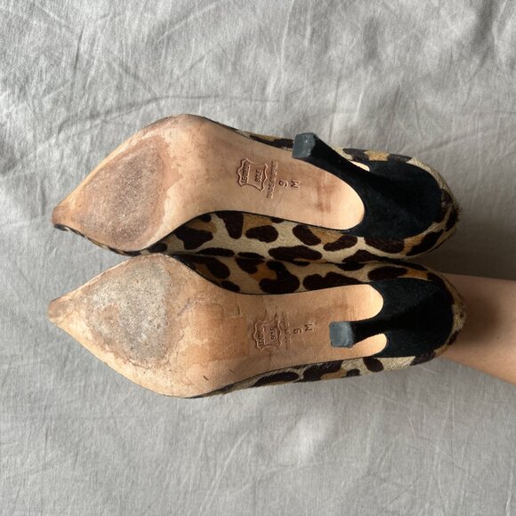 Vintage Y2K leopard print heels size US9 - Picture 3 of 3